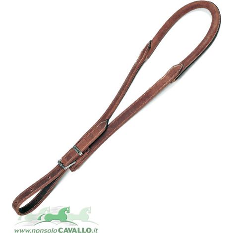 Schwarz - Martial Maremma-Sattelschwanz aus italienischem Leder (1/4)