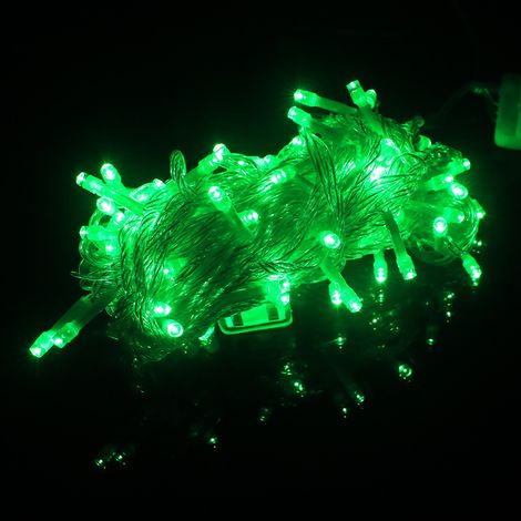 Guirlande lumineuse LED, guirlande lumineuse clignotante, guirlande lumineuse décorative, petites lanternes, souffle de bébé, lumières de Noël (3 mètres 20 lumières modèle USB, vert) YMYNY (1/3)