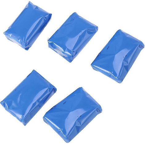 Lot de 5 barres d'argile nettoyantes pour le detailing automobile (100 g). (1/2)
