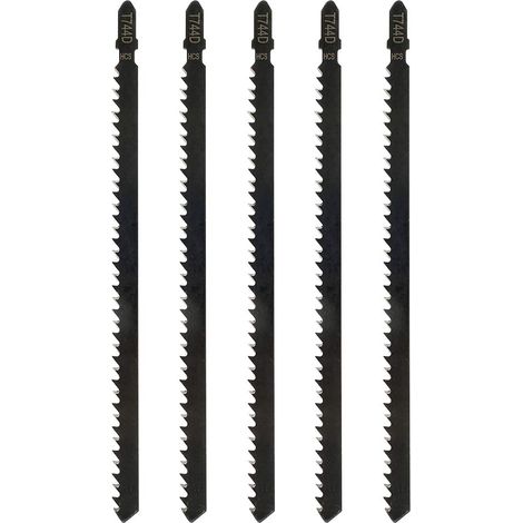 5pcs Lames de Scie Sauteuse T744D Professionnelles de 180 mm pour Scier le Bois et le Métal Accessoire de Scie Sauteuse Compatible avec Bosch,Metabo etc (1/5)
