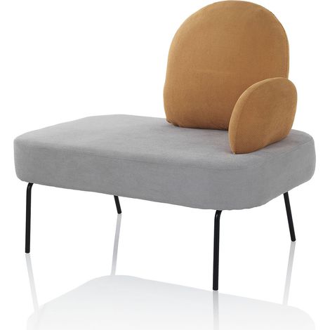 Banc KIKI gris/jaune (1/4)
