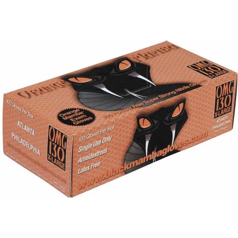 Guanti Black Mamba arancioni XL T9/10