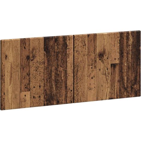 Wall-Mounted Headboard BREDA Old Wood Engineered Wood vidaXL (1/5)