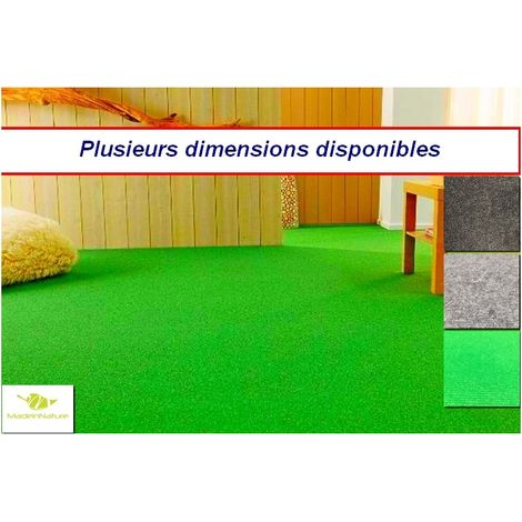 Moquette d'extérieur dimensions et couleurs au choix tapis artificiel malta idéal pour balcon revêtement de sol outdoor - 200 x 200 cm - Vert.