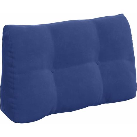 Back Pillow Police Blue 80 x 24 x 50 cm Velvet vidaXL