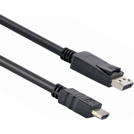 Cablexpert  CC-DP-hdmi-3M  Mâle  HDMI Type A 19 broches  Mâle  DisplayPort 20 broches  3 m (1/5)