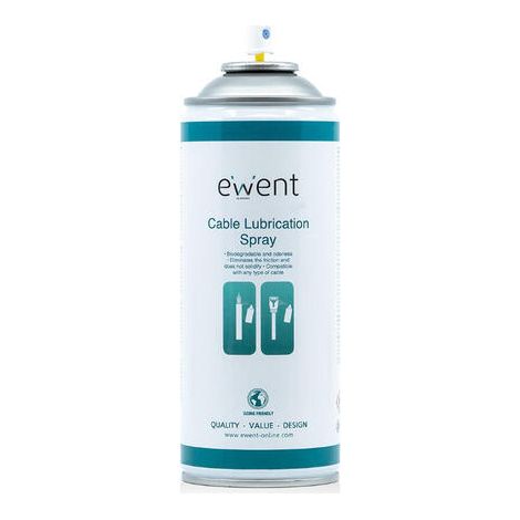 Ewent EW5618 - Pulverizador para la lubricación de Cables Spray 200ml, Transparente (1/4)