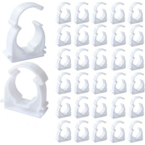 Collier Multicouche 20mm Clip de Tuyau 50Pcs Clips de Tuyau Collier de Serrage pour Les Conduites D'eau la Fixation de Conduites Domestiques Etc (M20) (1/4)