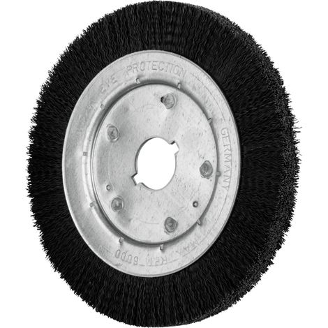 PFERD TOOLS Rundbürste schmal ungezopft RBU Ø200x16xvariable Bohrung Kunststoffbesatz-Ø0,40 2 Stk