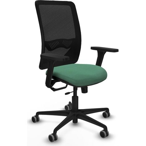 Silla ergonómica piqueras y crespo Zulema negro brazos ajustables (1/2)