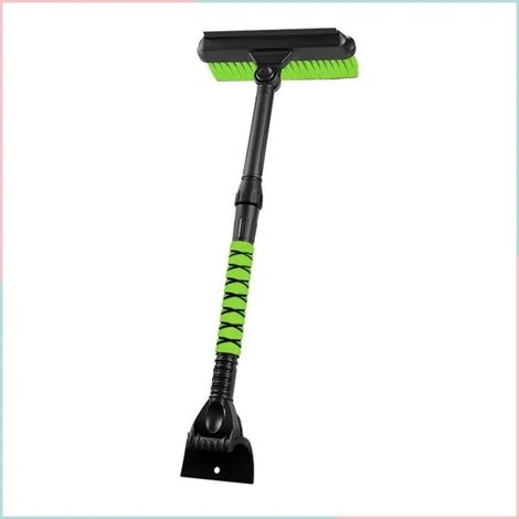 Cocosity grattoir à glace de voiture Grattoir à glace de brosse à neige de voiture avec poignée en mousse auto coffret Vert (1/5)
