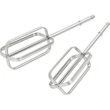 Accessoires Batteur Électrique Acier Inoxydable,2 pcs Fouet Cuisine Mélangeur à Main de Rechange,Compatible avec 62682RZ,62692, 62695V,64699,Outil Cuisine Polyvalent (1/5)