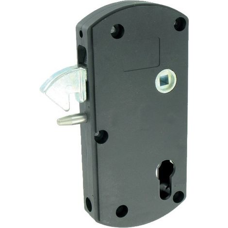 Serrure pour portail coulissant Modulox à pêne levant noire - TIRARD - GB592004 (1/3)