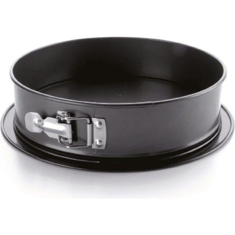 Abnehmbarer runder Kuchenform aus Stahl, 26 cm x 6,5 cm