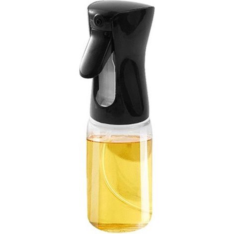 Spray d'Huile à Jet Contrôlé 200 ml en Verre Distributeur Antigoutte pour Huile et Vinaigre,Contrôle des Portions pour Friteuse à Air,Grillades et Cuisine, (1/5)