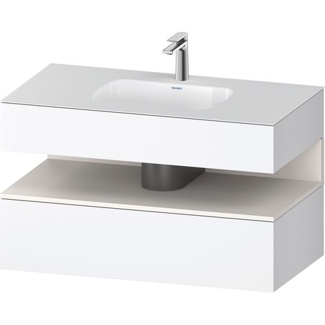 Duravit Collection One lavabo empotrado con base de lavabo