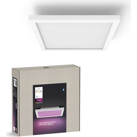 Panneau LED Surimu, 30x30 cm, Blanc (1/5)