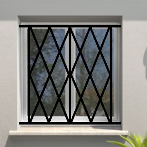 Grille de Defense Aquitaine pour Fenetre H= 65 cm x L= 100 cm (côte tableau)
