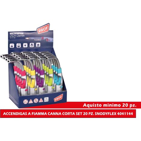 Briquet Flexible Rechargeable Allumage Sans Flamme, Col Flexible - Prof