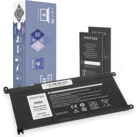 Batterie WDX0R P75F P62F P66F T2JX4 wdxor von Dell (1/5)
