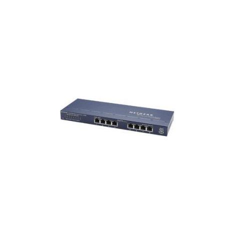 NETGEAR ProSafe 8-Port Gigabit Desktop Switch Unmanaged Gigabit Ethernet (10/100/1000) Blue (1/2)