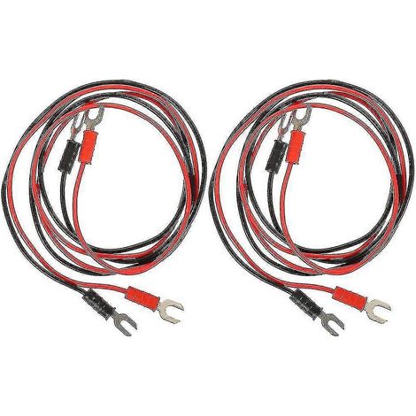 Câble de masse pour instrument (lot de 4) : fil de cuivre pour gramophone, circuit imprimé, platine vinyle. (1/5)