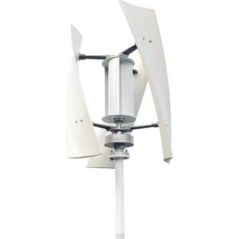 Éolienne verticale, haute efficacité, faible bruit, blanche, 12V, contrôleur MPPT gratuit, 5000W, Contrôleur MPPT gratuit, 8000W, 48V