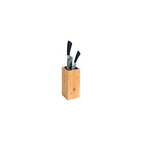 Bloc à couteaux en bois Beige (1/4)