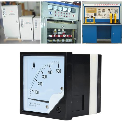 Quadratisches Amperemeter 500 A, Genauigkeitsklasse 1,5, Strommesser/Stromanzeige (1/5)