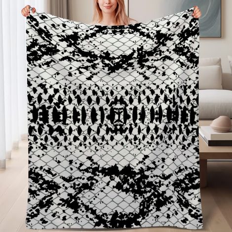 Couverture de lit en polaire, douce et chaude en microfibre légère pour le printemps, décoration de salon, cadeau parfait pour femmes et hommes, 6080 pouces (1/4)