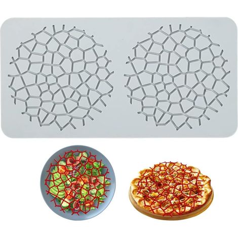 Moule Dentelle Silicone, Silicone Moule Tapis de Fondant Gâteau de Dentelle,pour Pâte à Sucre,Chocolat,Fondant,Beurre,Gâteau,Décoration D'assiette (1/5)