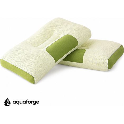 Almofada Cervical Ergonómica Fibra de Bambu Respirável 48 x 74 cm (1/5)