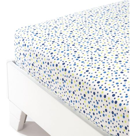 Drap Housse Coton – Drap Doux, Respirant et Durable, Lavable, disponible en 90x200, 130x200 et 180x200 cm - Linge de Lit (1/2)