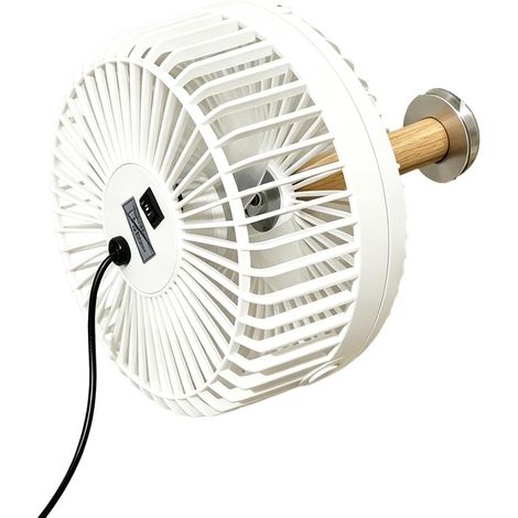 Ventilateur De Cage Pour Animaux De Compagnie, Avec Refroidissement Silencieux À 2 Vitesses, 6,5 X 7,09 X 2,95 Pouces, Ventilateur De Montage Sur Cage Rechargeable Par USB, Circulateur D'air Portable, (1/5)