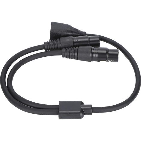 Adaptateur de câble en Y JORINDO JD6097 double XLR femelle vers RJ45 femelle pour convertisseur de connexion microphone (1/4)