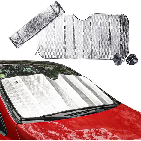 Protection Solaire pour Pare-Brise de Voiture - Pliable - Anti-UV - pour Garder Le Pare-Brise au Frais - Protection Contre Le Gel et la Neige - Utilisation Toute l'année (1/5)