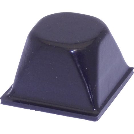TOOLCRAFT PD3206SW Gerätefuß selbstklebend, rund Schwarz (Ø x H) 20.5 mm x 13.2 mm 1 St.