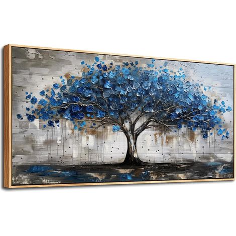 Tableau Decoration Murale Cadre Arbre de Vie Paysage 50x100 cm (1/5)