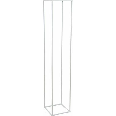 Supporto per fiori moderno bianco, alto 130 cm. (1/5)