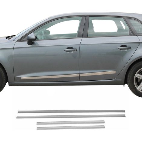 Baguette protection latérale de porte pour VW Passat 2005-2026 inox Chromé 4x