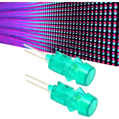 3mm F3 LED mit Abdeckung für Luftfahrtsignalleuchte, Kunststofflampenfassung und Kunststoffgehäuse mit grüner Kontrollleuchte. (1/5)