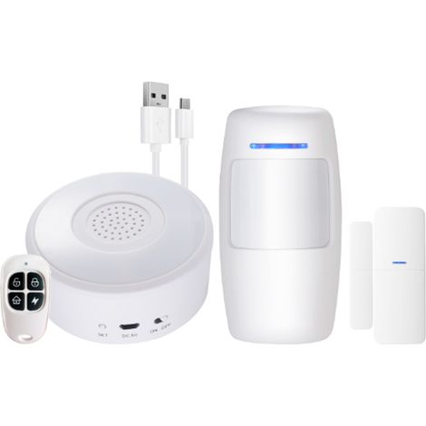 Kit de Alarma de Seguridad con Control WiFi  Protección Inteligente para tu Hogar (1/5)