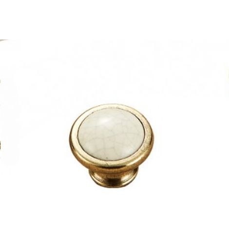 Lntyq 10 Stück Keramik-Schubladentürgriffe, 36 mm runde Schubladenknöpfe, Vintage-Möbelknöpfe, Türknöpfe, Möbelgriffe für Schrank, Küche, Kinderzimmer (1/4)