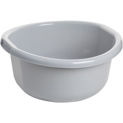 CIOTOLA IN PLASTICA CON ORECCHIE 30L GRIGIA -JAG