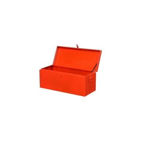 Outifrance – Coffre de chantier PRO 650mm – Acier avec charnières renforcées – Volume 79L – Dimensions 650x350x350mm – Poids 10kg (1/2)
