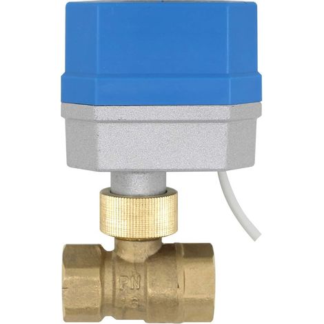 1 Vanne Sphérique Motorisée 2 Voies 220V DN15 1/2 Pouce Pour Chauffage (1/3)