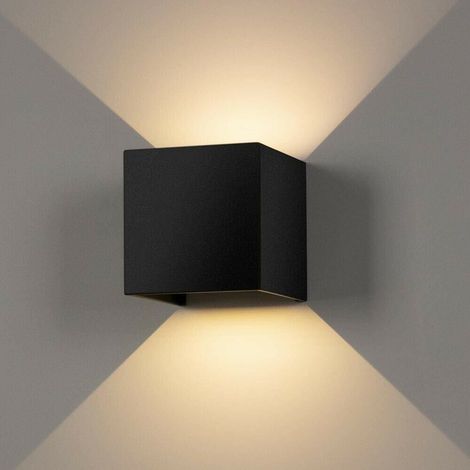 Applique Led Luce Calda Faretto Da Parete 12 W 3000k Ip65 Es46nc (1/2)
