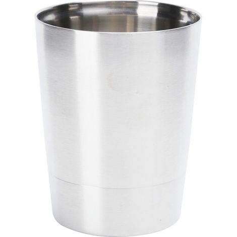 Mug à café en acier inoxydable 304 double paroi finition miroir, gobelet portable de 263 ml pour activités de plein air (1/4)