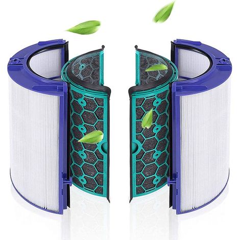 Filtre Hepa De Rechange Compatible Avec Dyson Hp04 Tp04 Dp04 Tp05 Hp05 Pure Cool Purificateur D'air Ventilateur Et Filtre À Charbon Actif Interne À 360° (1/5)