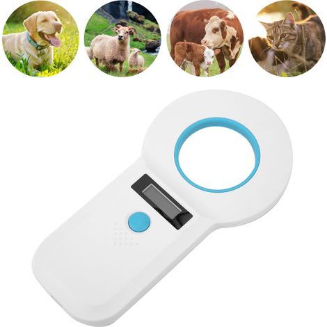 Lecteur RFID pour Animaux, Scanner de Microchip Pét W90B, Rechargeable USB pour EMID/FDX‑B (1/5)